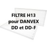 Filtre H13 pour déshumidificateur DANVEX DD et DD-F