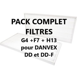 PACK de Filtres  pour déshumidificateur DANVEX DD et DD-F
