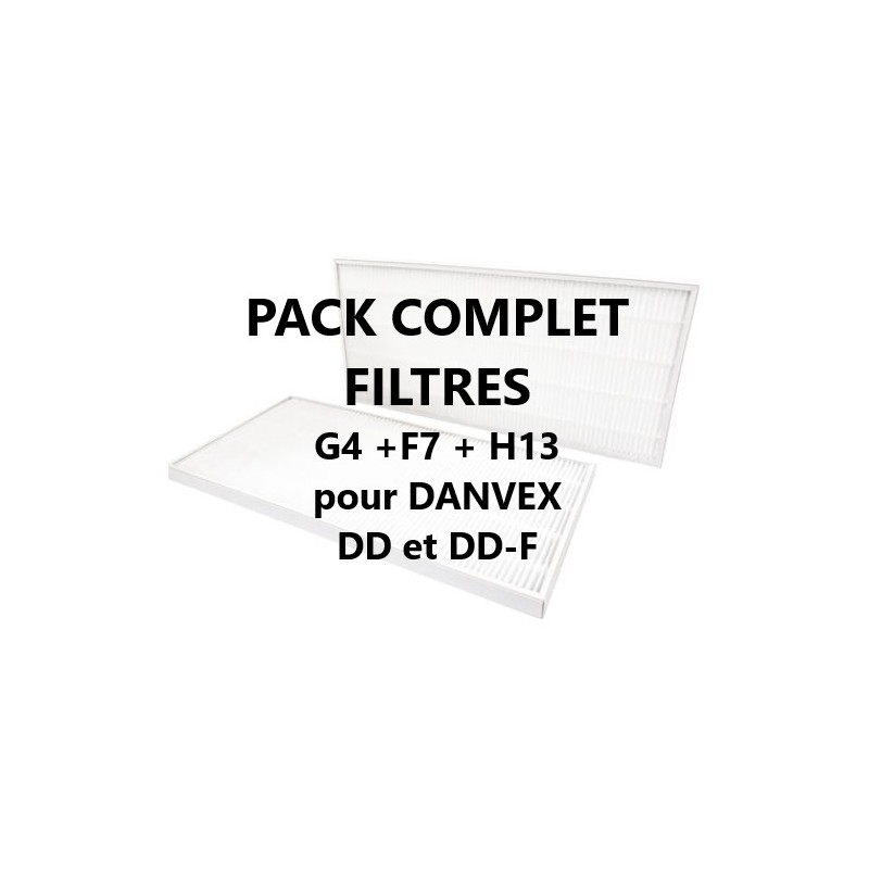PACK de Filtres  pour déshumidificateur DANVEX DD et DD-F