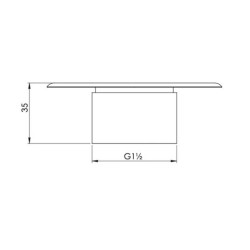 Buse de refoulement extra plate AISI 316