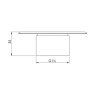 Buse de refoulement extra plate AISI 316