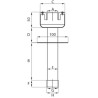 traversée de paroi inox pour bassin liner