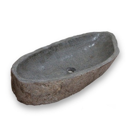 Vasque a poser en pierre de Rivière XXL
