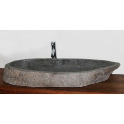Vasque a poser en pierre de Rivière XXL