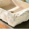 Vasque en marbre crème