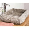 Vasque en marbre gris