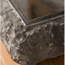 Vasque en marbre noir