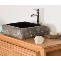Vasque en marbre noir