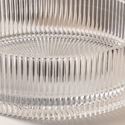 Vasque en verre texturé