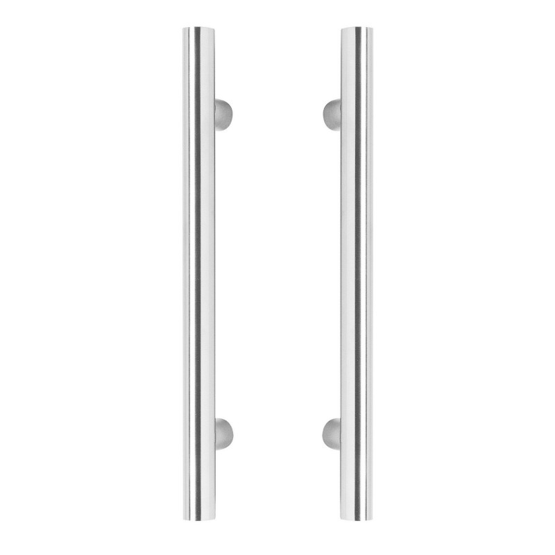 Paire de poignées pour porte en verre hammam en Inox 304 - longueur 500mm