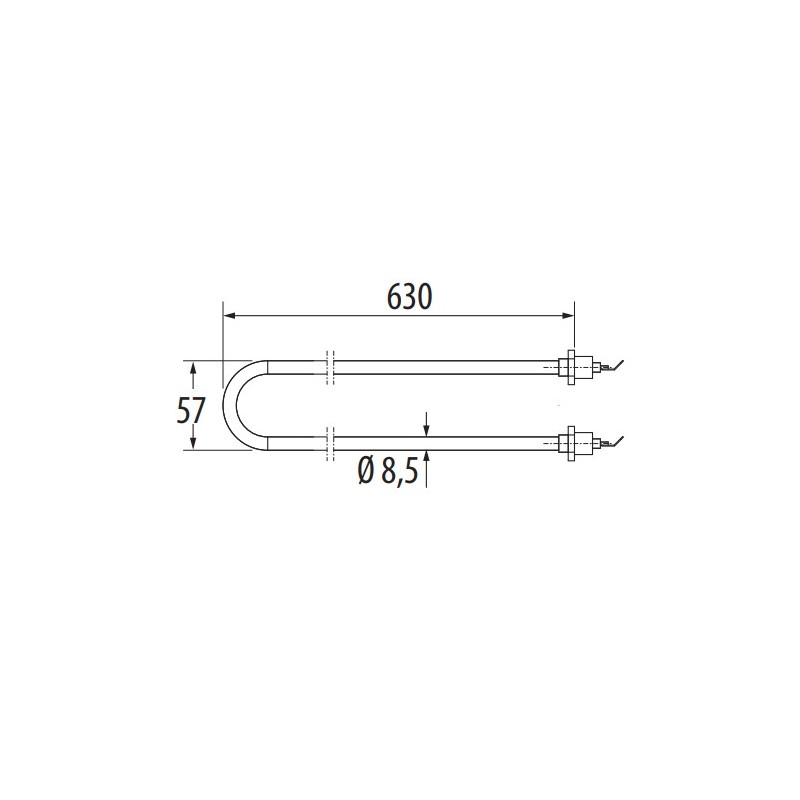 Résistance pour poêle EOS 46.U XL 15 / 18kw