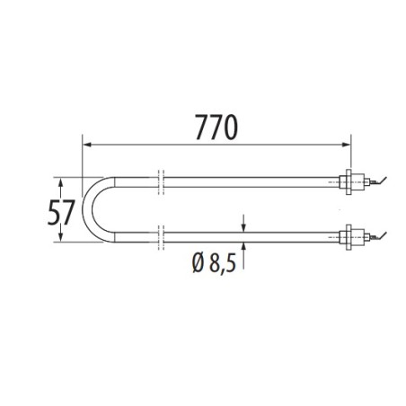 Résistance pour pôele EOS 46.U compact