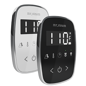 Commande TempoFlex Mr Steam - Face Noire, enjoliver Chrome