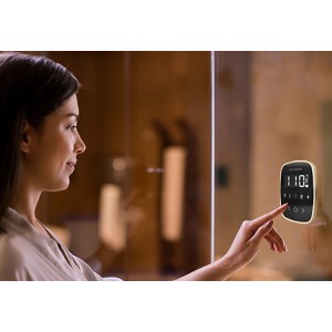 Commande TempoFlex Mr Steam - Face Noire, enjoliver Chrome