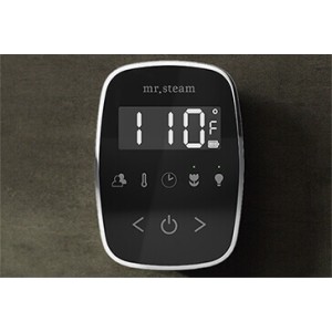 Commande TempoFlex Mr Steam - Face Noire, enjoliver Chrome