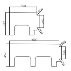 Banquette double PS04