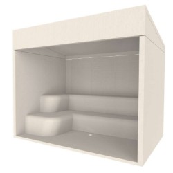 Murs pour cabine hammam 50mm