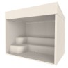 Murs pour cabine hammam 50mm