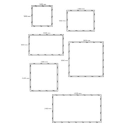Murs pour cabine hammam 80mm