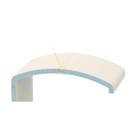 Plafond hammam forme VOUTE 50mm